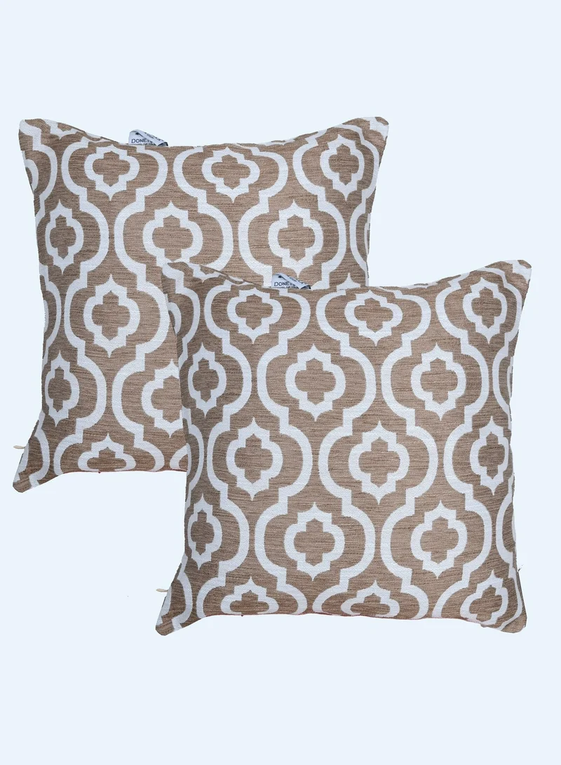 Donetella Cushion Cover,45X45 Cm (18X18 inch) 2-Pcs Decorative Throw Pillowcases Without Filler With Beautiful Abstract Art For Sofa Bed Living Room And Couch, Star Dust