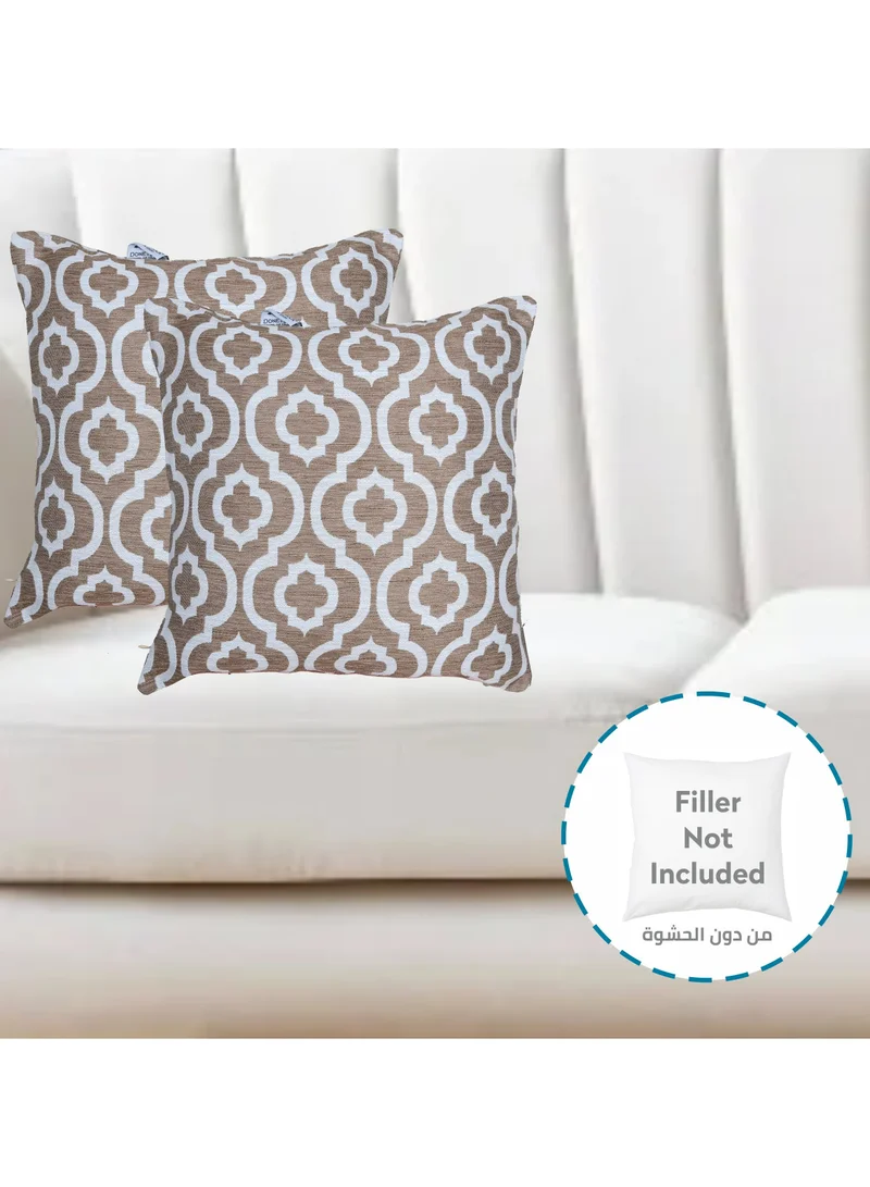 Donetella Cushion Cover,45X45 Cm (18X18 inch) 2-Pcs Decorative Throw Pillowcases Without Filler With Beautiful Abstract Art For Sofa Bed Living Room And Couch, Star Dust