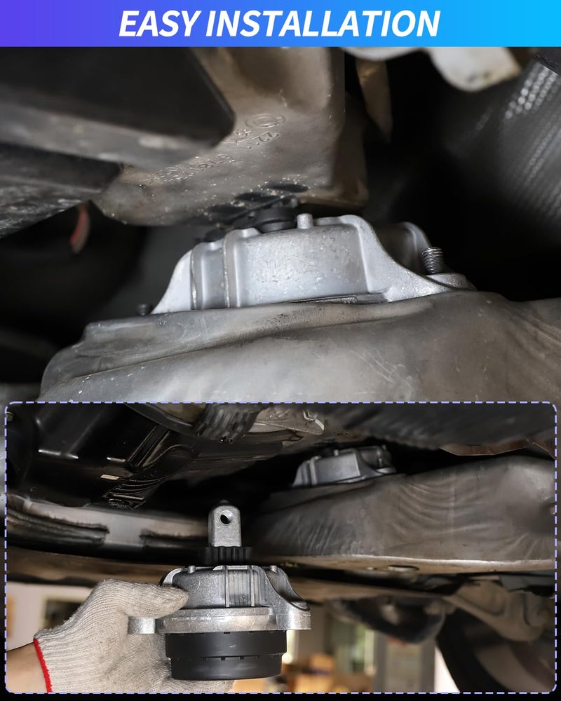 SHSBSCAR مجموعة مثبتات محرك أمامية يسار ويمين 2PCS، متوافقة مع BMW F10 F11 528i محرك N20 (2012-2016)، استبدال# 22116785601، 22117935149 - Image 3