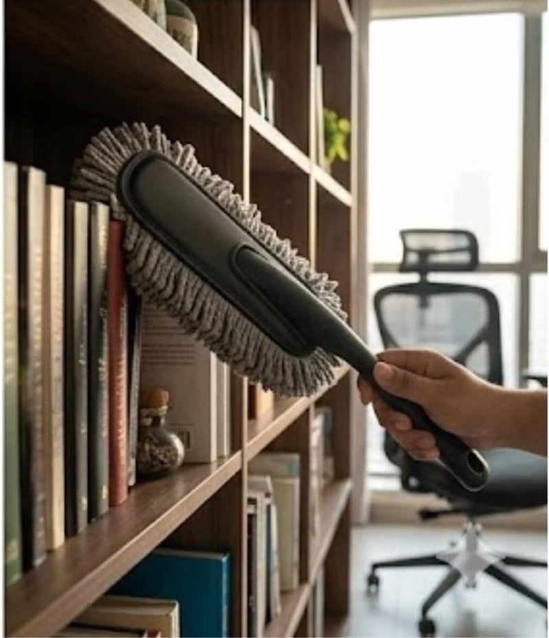 Hasanat Essentials Handheld Microfiber Car Duster and Multi-Purpose Cleaning Brush - Image 3