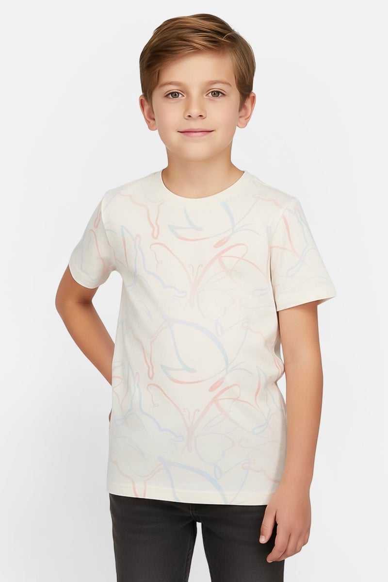 PUMA Kids Boy Sportswear Fit Short Sleeve Outdoor T-Shirt, Multicolor - Image 1