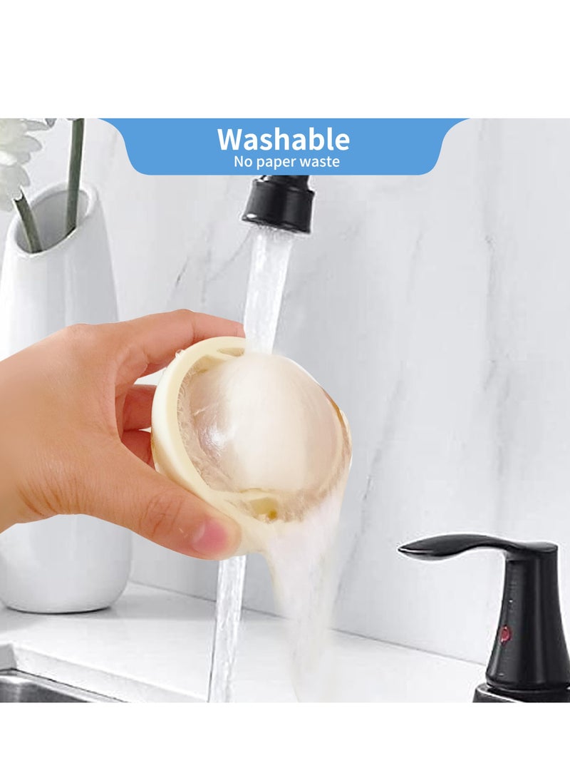 SYOSI 3 Pcs Washable Gel Lint Rollers Ball for Pet Hair Extra Sticky, Portable Reusable Gel Lint Rollers Ball, Washable Dust Pet Hair Lint Remover for Clothes, Furniture, Carpet, Dog - Image 4