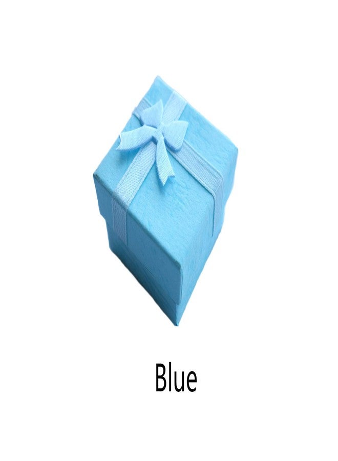 HAMIYELL 24 Pcs Ring Box Small Gift Boxes Sturdy Cardboard Cube Box for Jewelry Pendant 1.6 x 1.6 x 1.2 Inches (Assorted Color) - Image 4