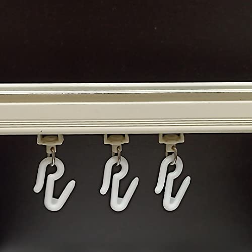 FAPBADRI Plastic Hook for Curtain Channel/M Track System - 100 Pieces - Image 3