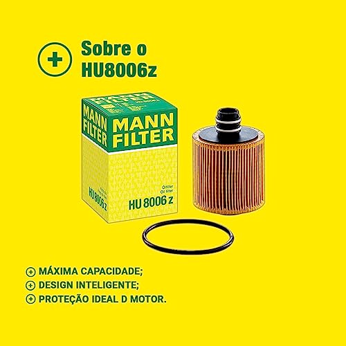 MANN FILTER MANN-FILTER HU8006Z Oil Filter - Image 3