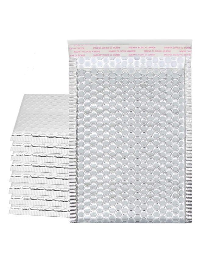 YUENPUN 20 Pack 14 x 11.4 Inch Metallic Bubble Mailers, Silver Padded Mailing Envelopes, Foil Self Seal Padded Envelopes for mailing, packing - Image 1