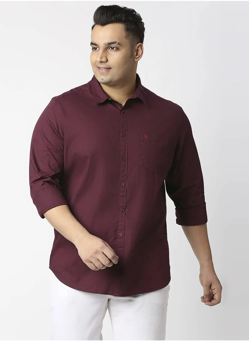 Thomas Scott Thomas Scott Plus Size Classic Pure Cotton Casual Shirt