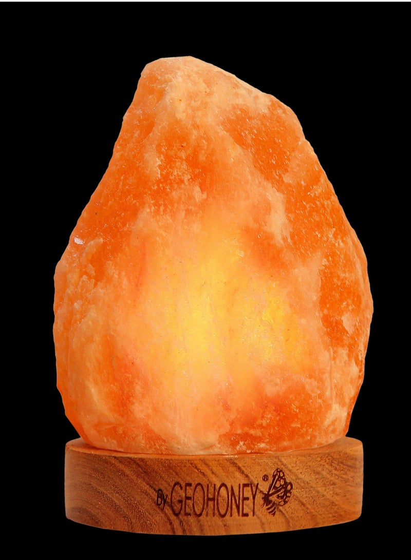 Geohoney - Himalayan Salt Lamp with USB Mini Natural Mountain Shape - Image 3