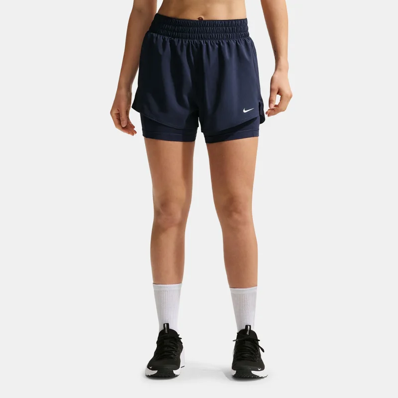 Nike Women's Dri-FIT One High-Waisted 2-in-1 Shorts