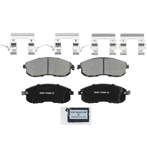Wagner QS ZD815D Disc Brake Pad Set, Chamfered Edges for Smooth, Quiet Stops, Fits 2007–2013 Nissan Altima - Image 1