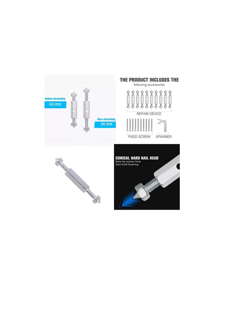 21 Pcs sets Type 86/118 Switch Socket Dark Box Repair Cassette Screws Support Rod Wall Mount Switches Box Repair Tool Kits  - Image 2