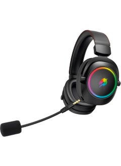 GameBooster WBH44 RGB Wireless 2.4g+Bt Black Gaming Headset  - Image 3