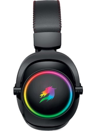 GameBooster WBH44 RGB Wireless 2.4g+Bt Black Gaming Headset  - Image 4