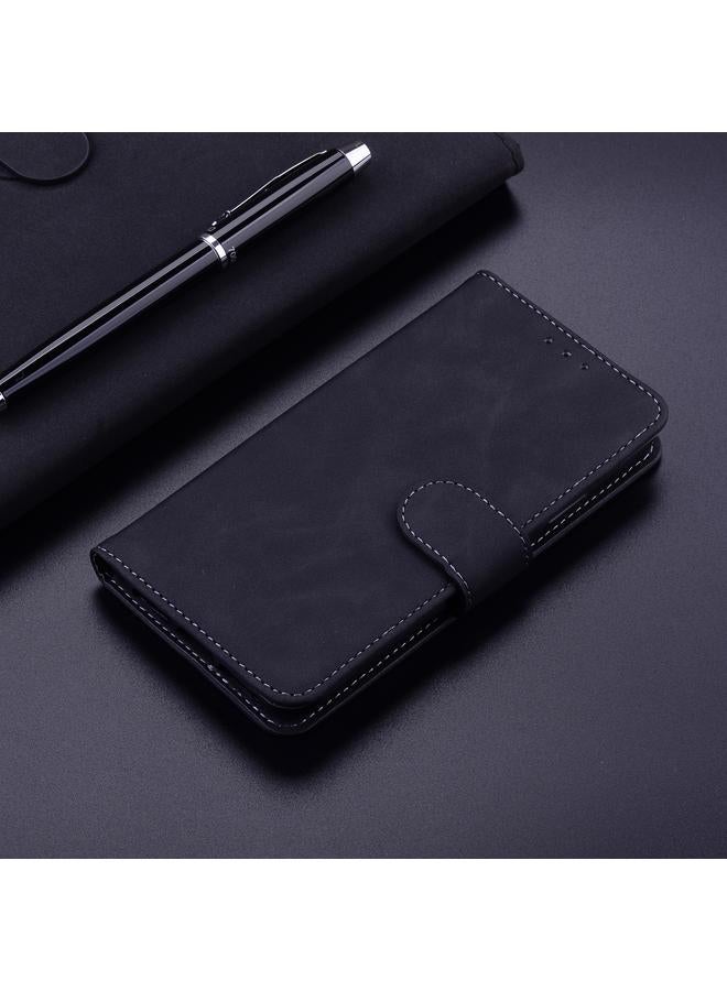 erorex Case For Samsung Galaxy M15/F15 Skin Feel Pure Color Flip Leather Phone Case - Image 2