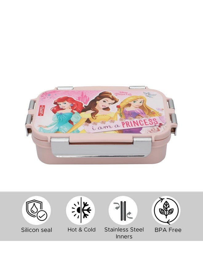 JAYPEE Inner Stainless Steel Insulated Lunch Box Wowsteel Jr. Pink, 620 ml, Suitable for School Kids, School Girls - Image 4