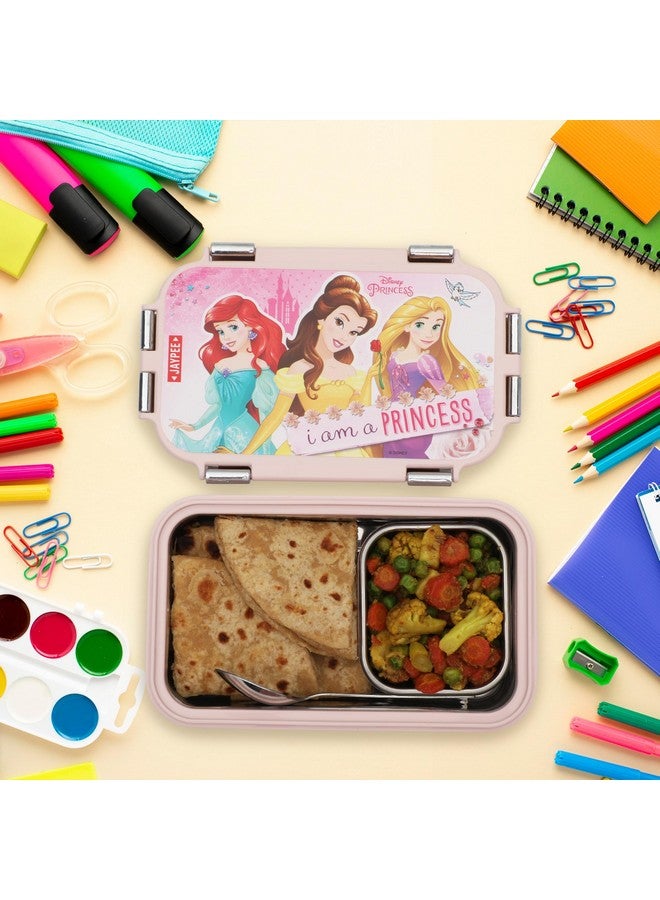 JAYPEE Inner Stainless Steel Insulated Lunch Box Wowsteel Jr. Pink, 620 ml, Suitable for School Kids, School Girls - Image 2