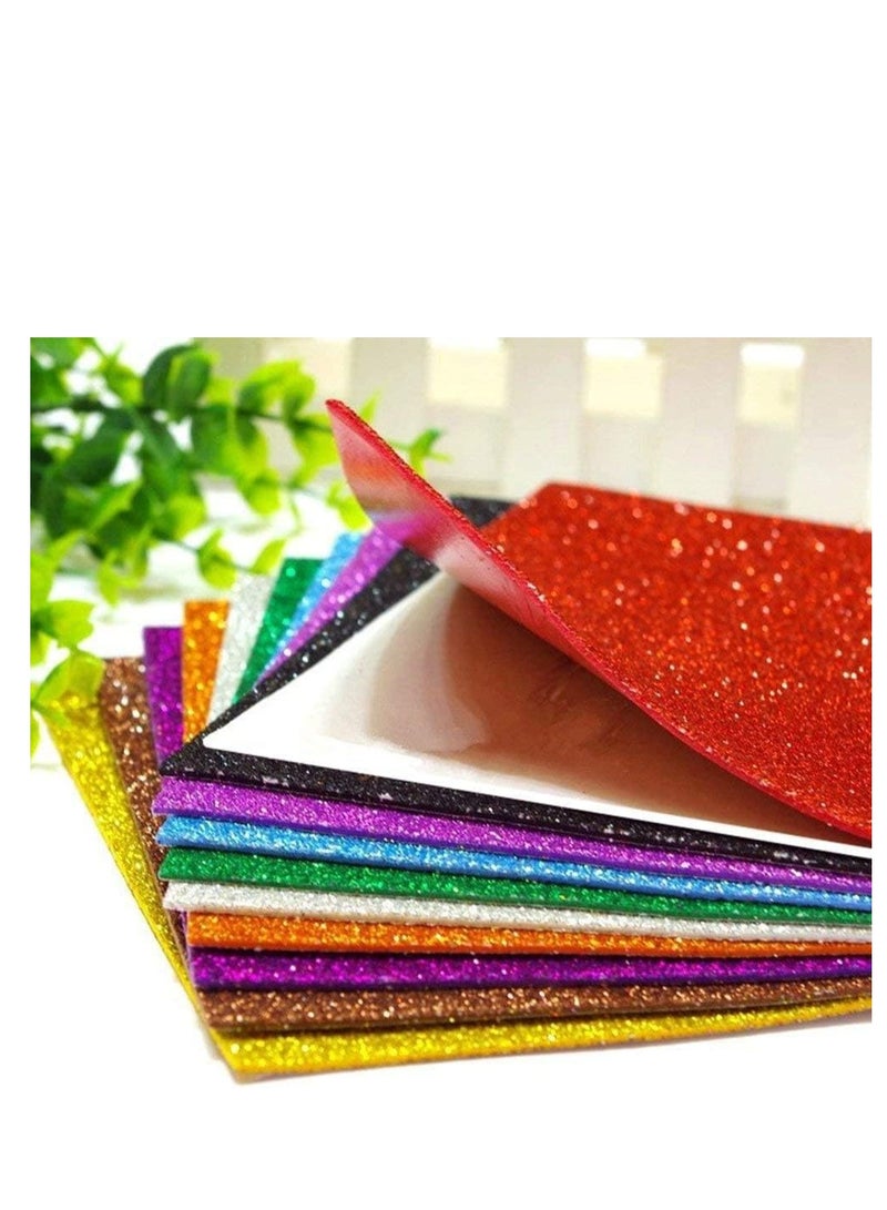 Terabyte ورقة فوم لامعة A3 بألوان متعددة، للفنون والحرف، الزينة، تغليف الهدايا، ألبوم القصاصات، مشروع الحرف، إلخ. - Image 1