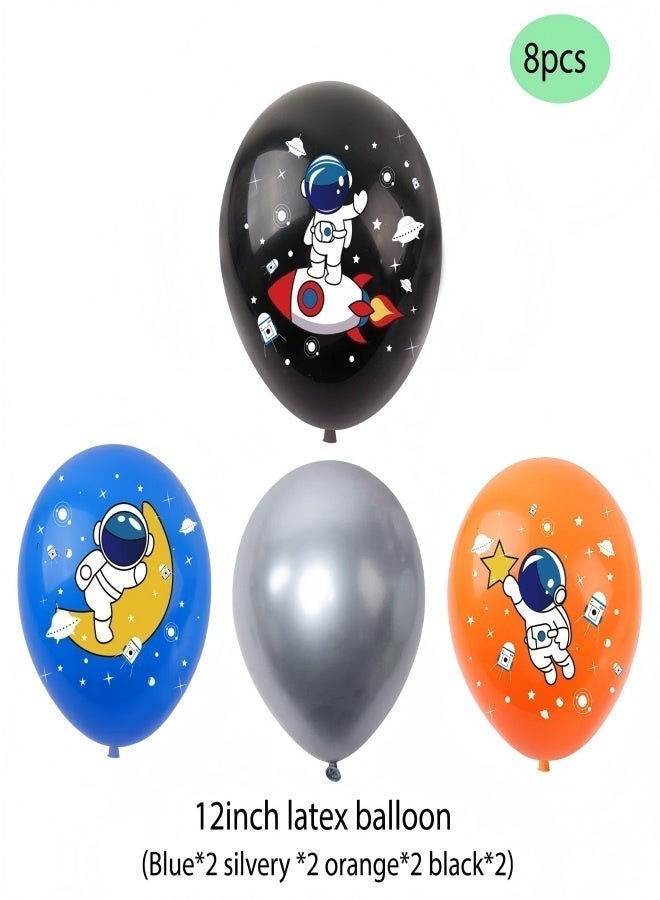 55PCS Space Astronaut Complete Birthday Party Kit Balloon Set All-In-One Party Supplies for Kids Birthday Decorations Boys & Girls Birthday, Baby Shower - Image 4