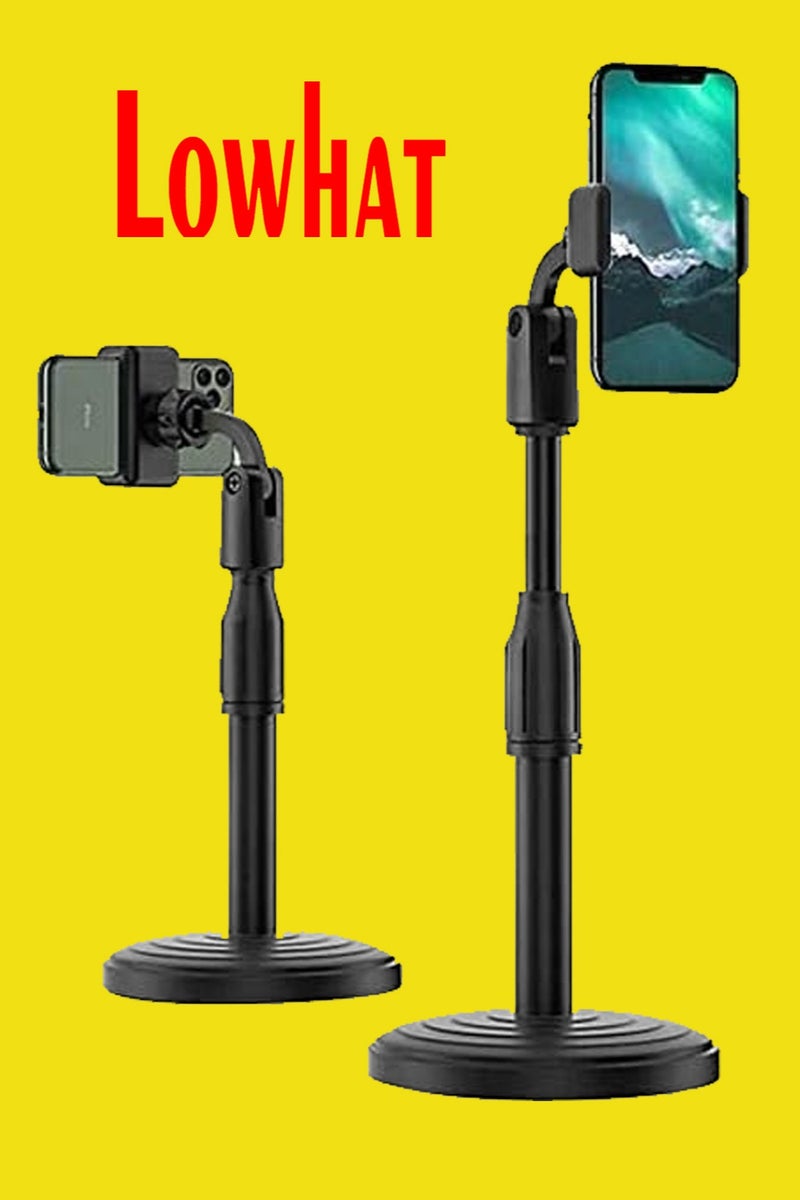 LOWHAT 360-Degree Phone Stand Bracket Black - Image 1