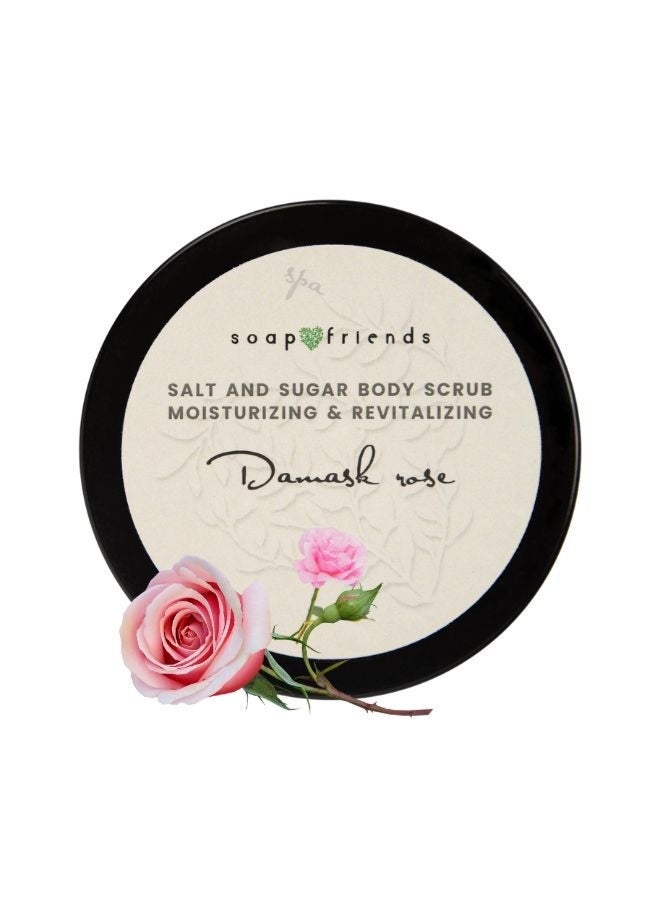 الصابون والأصدقاء مقشر الورد الدمشقي من سوب آند فريندز - 50 مل، مقشر للجسم بمكونات طبيعية لبشرة ناعمة ومشرقة - Image 1