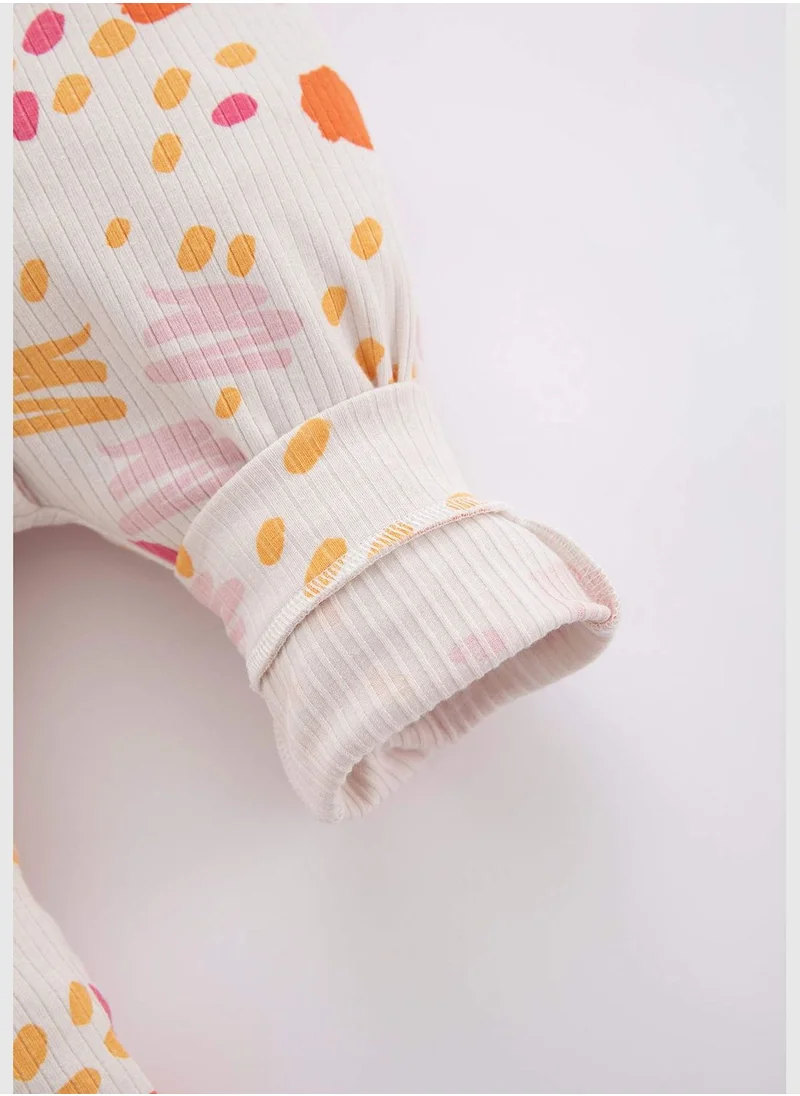 ديفاكتو BabyGirl Bike Neck Knitted Overalls