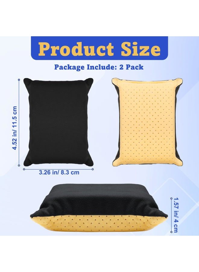 Anglekai 2PCS Window Defogger Sponge, Absorbent Window Glass Defogger Car Windshield Cleaner for Auto Cleaning (Yellow+Black) - Image 2