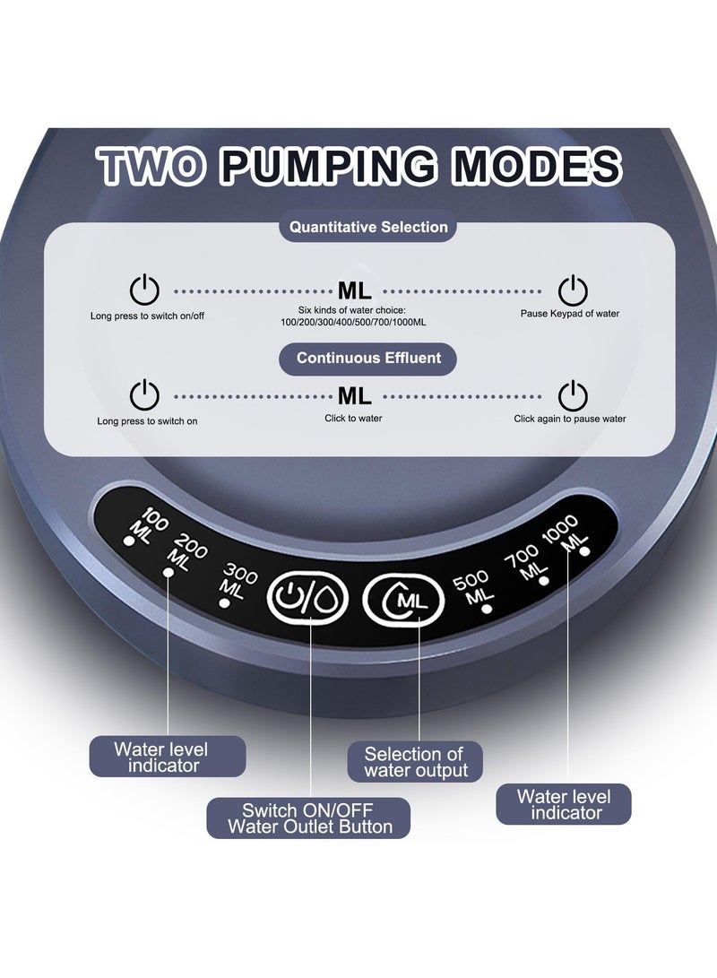 Electric Touch Screen Wireless Portable Charging Table Bedside Water Pump for Home Office Camping - Image 5