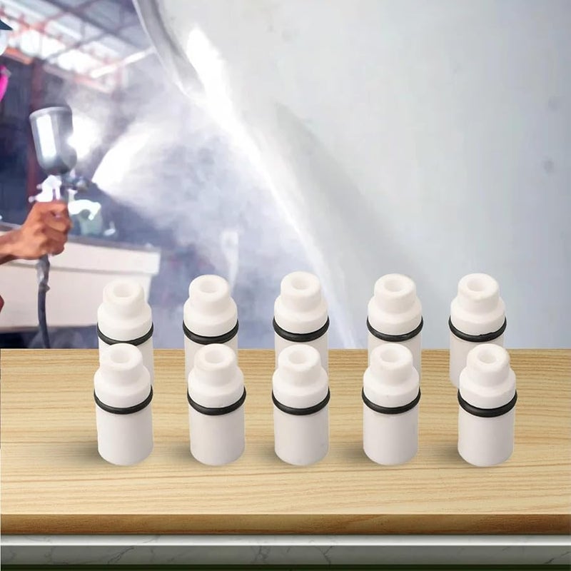 Ceramic Sandblaster Nozzle Tips Pneumatic Water Blasting Tool Adapters - Image 3