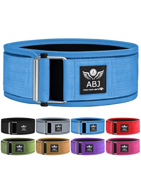 AABJ Self-Locking Weight Lifting Belt- Elite Self-Locking Gym Belt - Premium Support for Functional Fitness, Weightlifting, and Olympic Training - Adjustable and Secure