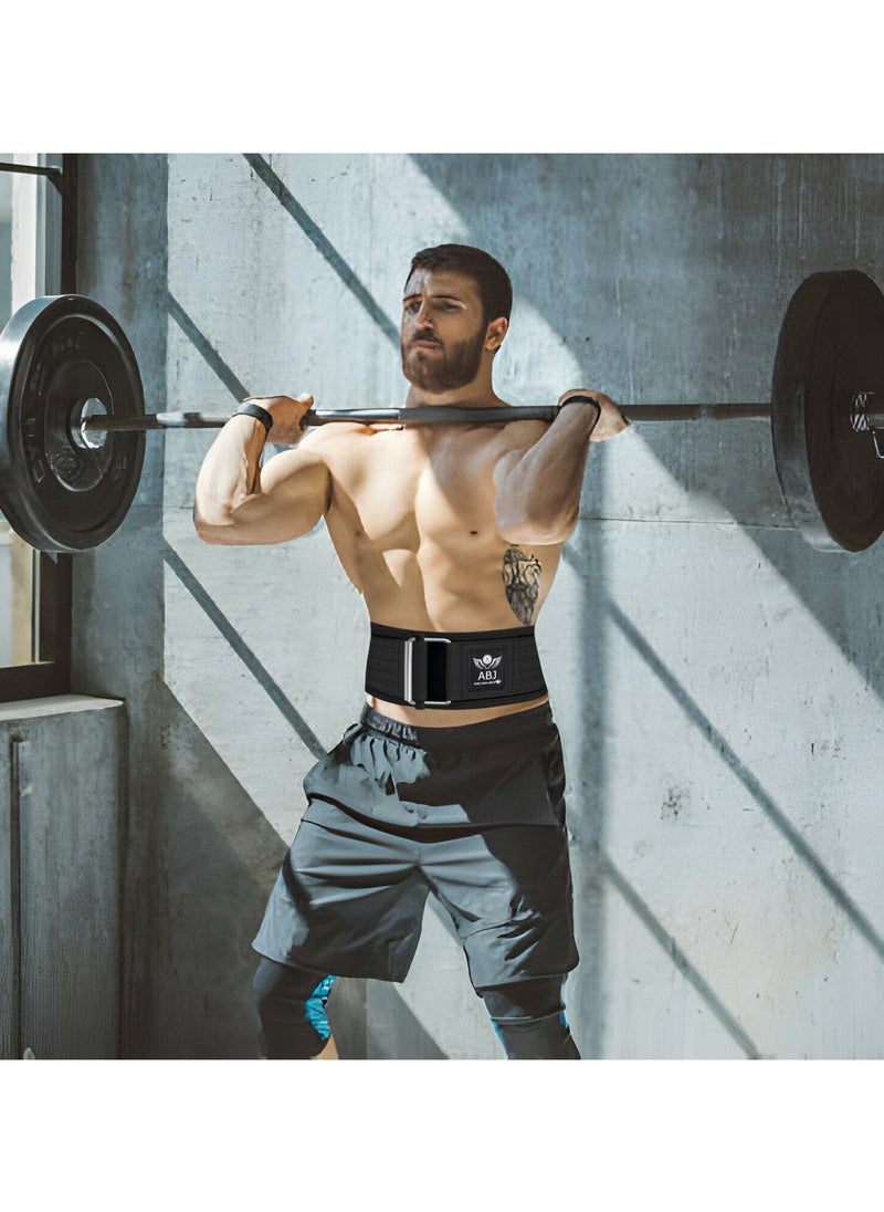 ABJ - AABJ Self-Locking Weight Lifting Belt- Elite Self-Locking Gym Belt - Premium Support for Functional Fitness, Weightlifting, and Olympic Training - Adjustable and Secure - Image 1