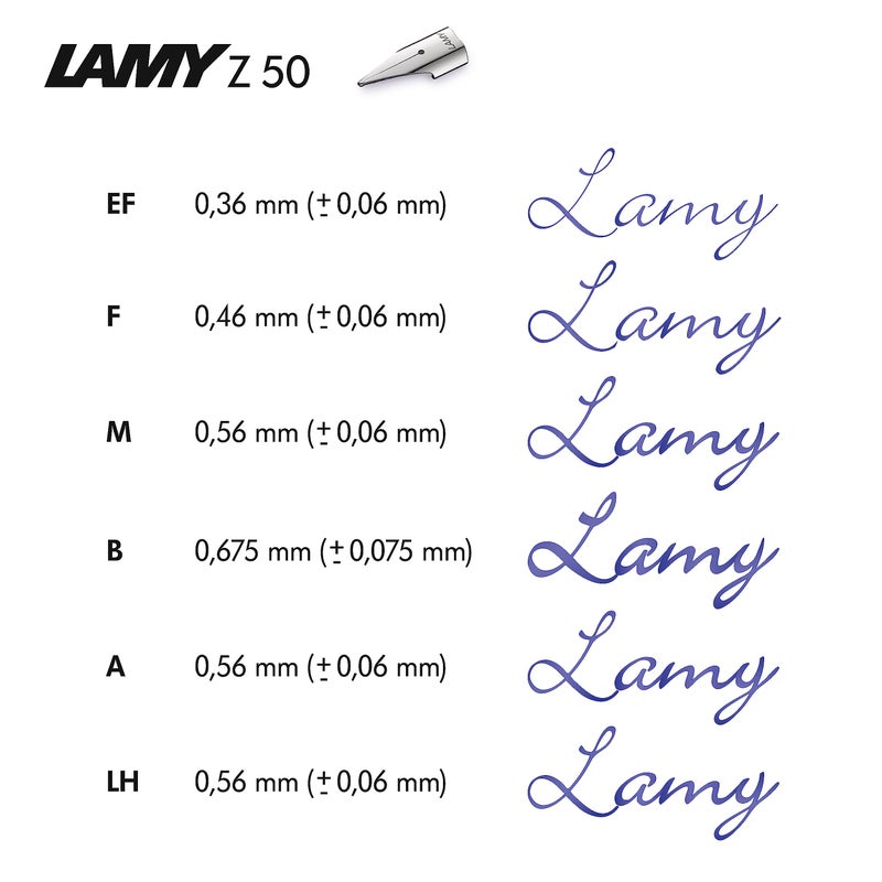 LAMY قلم حبر لامي سي بي 1 الأسود - قلم حبر بسيط بجسم معدني أنيق - مع مشبك من الفولاذ المقاوم للصدأ ومقدمة قلم من الفولاذ بعرض خط F - يشمل خرطوشة حبر زرقاء T 10 - Image 4