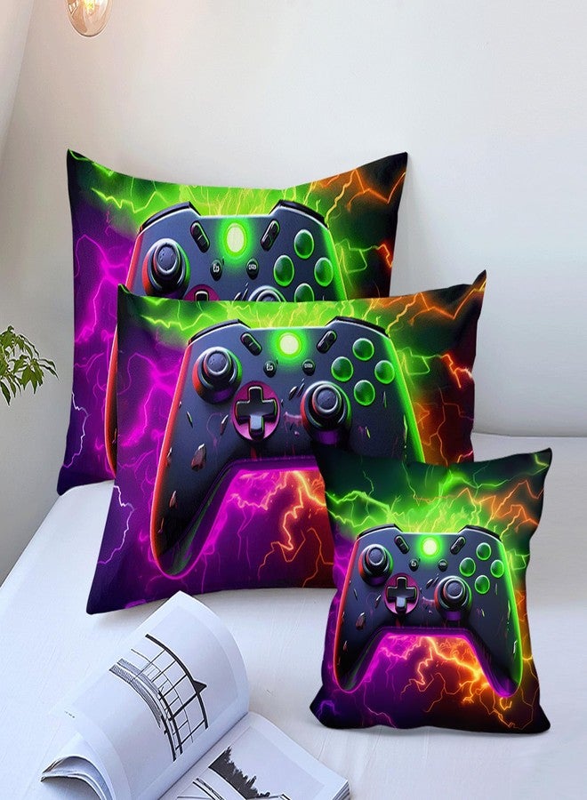 ASKOTU Full Gamer Bedding Sets for Boys Teen, 4 Piece Full Size Gaming Comforter Set for Boys, Full Bedding Set for All Season - Image 4
