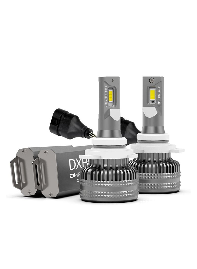DXB-C 9005/HB3 100W 12.000LM SET 6500K LED Car Headlights 300% Brightness New 6500K Cool White Bulb High Beam and Low Beam - 2 Pcs - Image 2