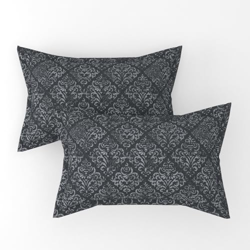 CB HOME Glace Cotton Fitted King Size Bedsheet for Double Bed with 2 Pillow Covers 72x78x8'' All Round Elastic (Print 4, Modern & Geometric King) - Image 5