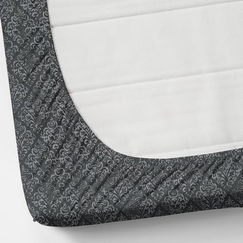 CB HOME Glace Cotton Fitted King Size Bedsheet for Double Bed with 2 Pillow Covers 72x78x8'' All Round Elastic (Print 4, Modern & Geometric King) - Image 2