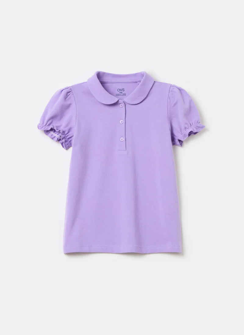 او في اس Ovs Polo Solid   Dark Violet