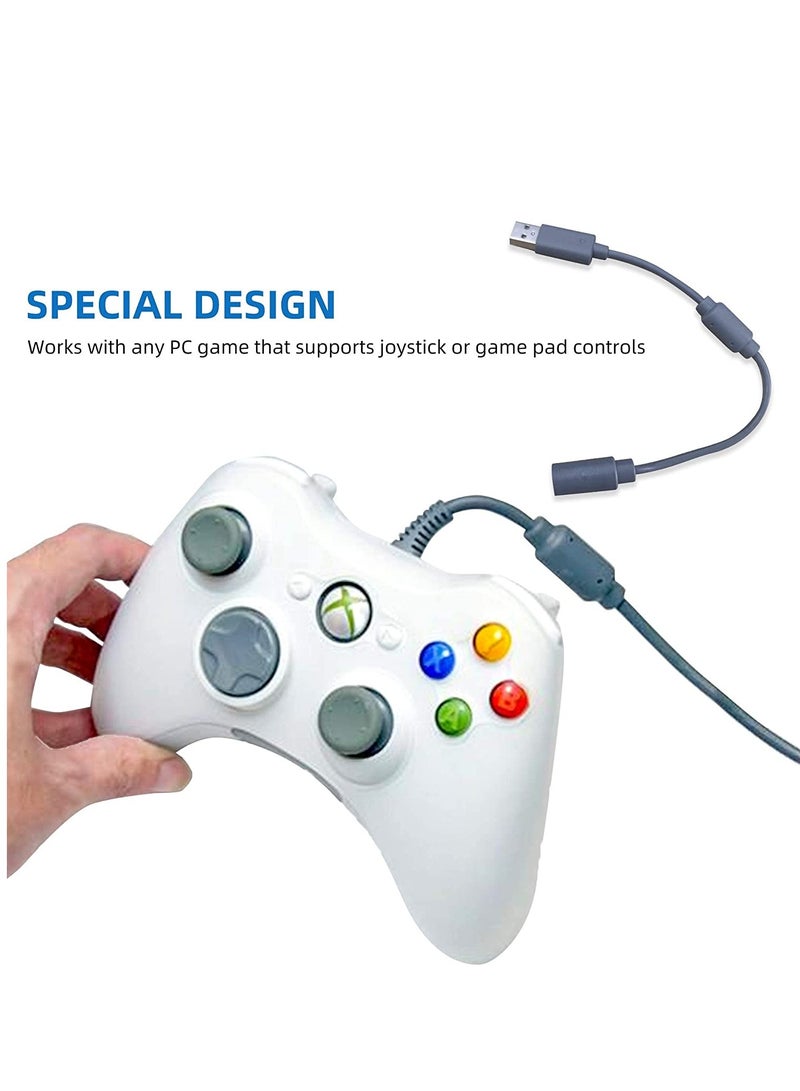 Excefore Breakaway Adapter Cable for Xbox 360, 2 Pack Replacement Dongle USB Breakaway Cables for Microsoft Xbox 360 Wired Controllers - Image 5