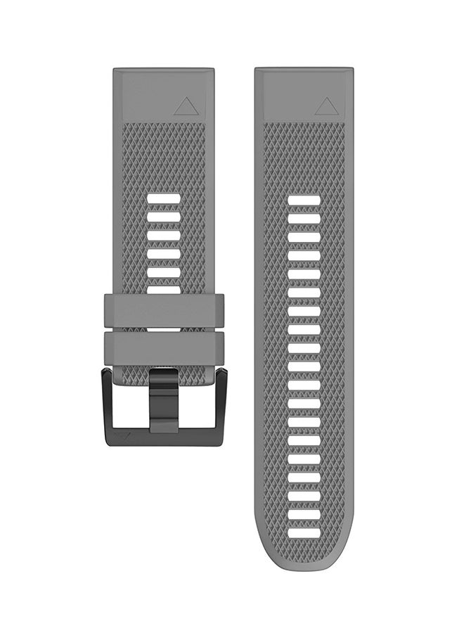 ISank Replacement Smart Watch Band For Garmin Fenix 5X/3/3HR GPS Grey  - Image 2