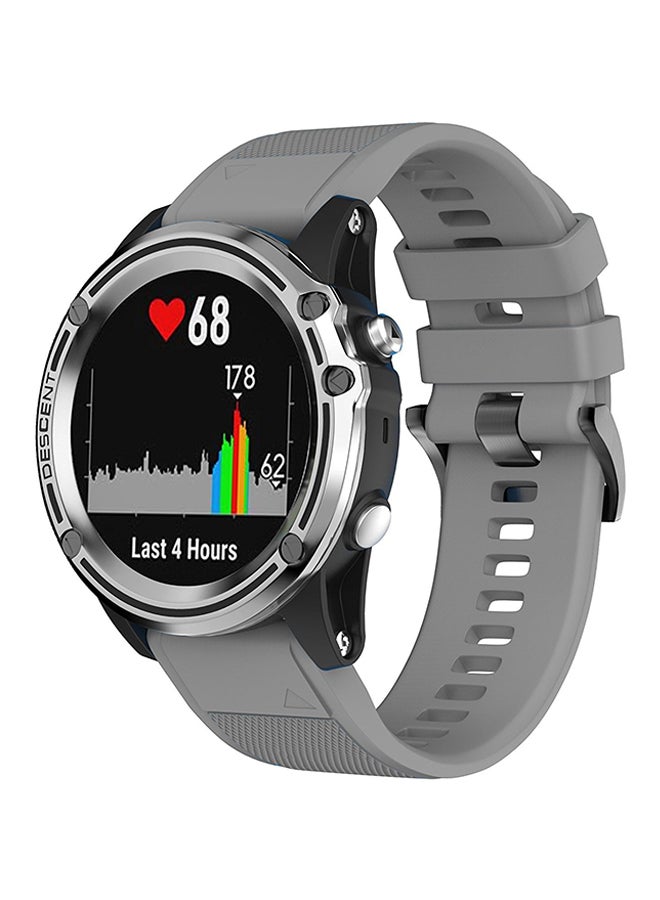 ISank Replacement Smart Watch Band For Garmin Fenix 5X/3/3HR GPS Grey  - Image 4