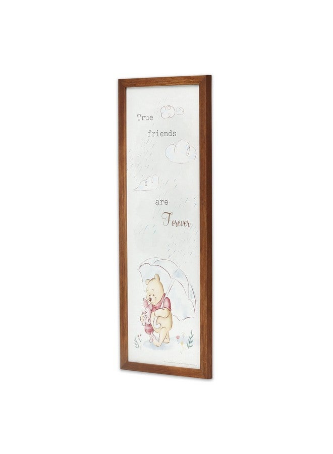 Open Road Brands Disney Winnie the Pooh and Piglet True Friends Are Forever Framed Wood Wall Decor - Large Winnie the Pooh Picture for Kids' Bedroom or Nursery - Image 2