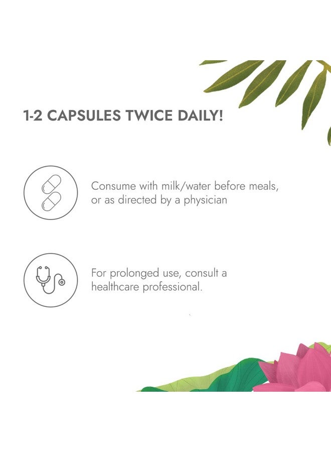 Kapiva كابيفا ستامين أب كبسولات - حل أيورفيدي حديث يحتوي على 17 عشبة | 4 بسمات (60 كبسولة) - Image 3