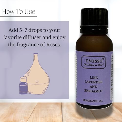 Nyassa Like Lavender And Bergamot Fragrance oils for Diffusers and Burners, for Carrier Oils, & Base Oils, for men and women Fragrance oils 20ml - Image 5