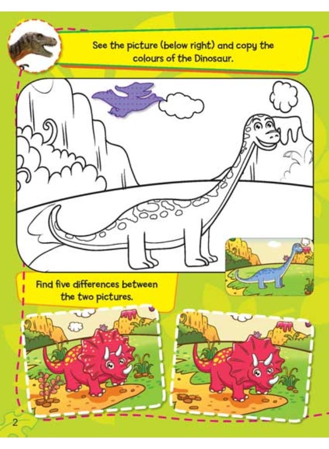 Dreamland كتاب نشاط ملصقات - الديناصورات - Image 2