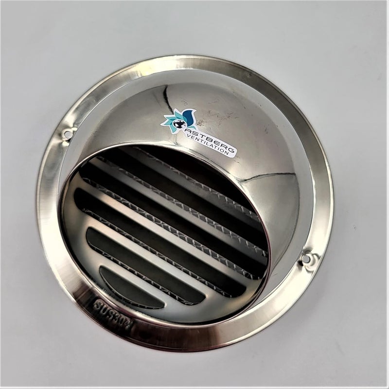 Astberg ASTBERG Steel Cowl SS304 100mm4 Cowl with Bird meshChimney CowlExhaust VentInline Duct Ventilation System AccessoriesCowl CoverVent Cap SUS304 Steel  - Image 1