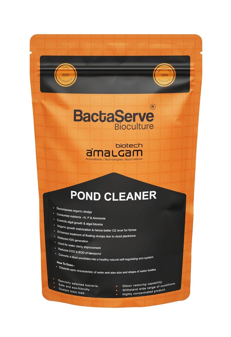 BactaServe - Pond Cleaner, Bacteria for Reducing BOD & COD Levels, Remove Algae from Pond - Image 1