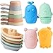 AMCHSURI Baby Bath Toys for Kids Ages 13 15PCS Mold Free Bath Toys Toddlers 24 Bathtub Pool Water Table Toys Silicone Bath Toy and Floating Boats Stacking Spoons for Babies 612 Months - Image 3