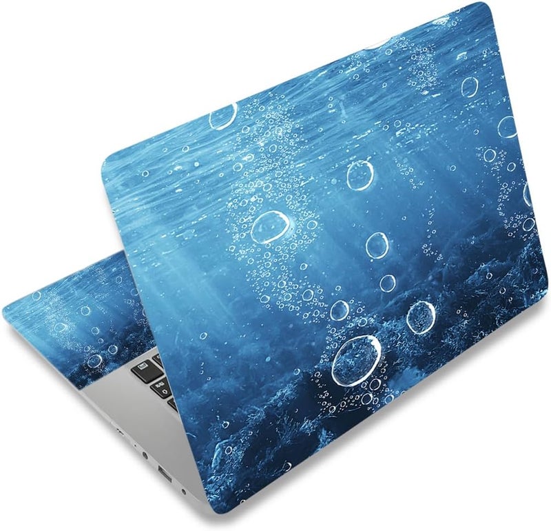 Laptop Skin Sticker Decal,12" 13" 13.3" 14" 15" 15.4" 15.6 inch Laptop Skin Sticker Cover Art Decal Protector Notebook PC (Seabed)