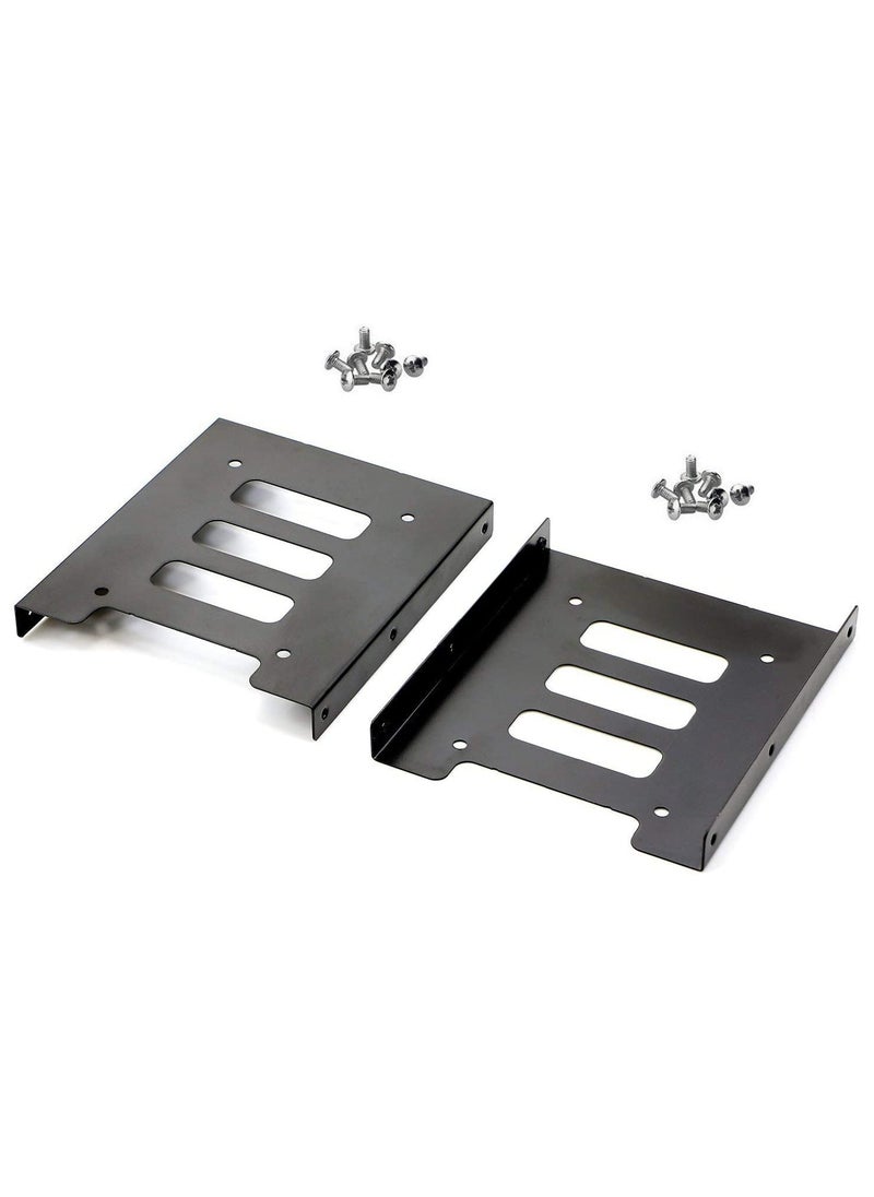 Generic 2-Piece HDD Holder 2.5 to 3.5 Mounting Bracket Hard Drive Adapter  - Image 1
