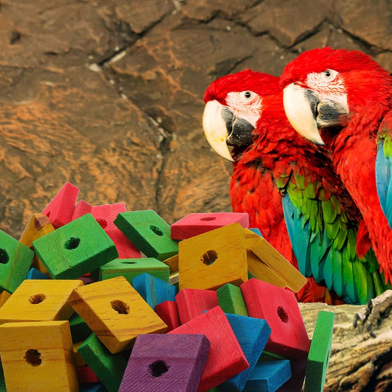 50pcs Parrot Chewing Toys Bird Bite Toys Parrot Teeth Grinding Toys - Image 3