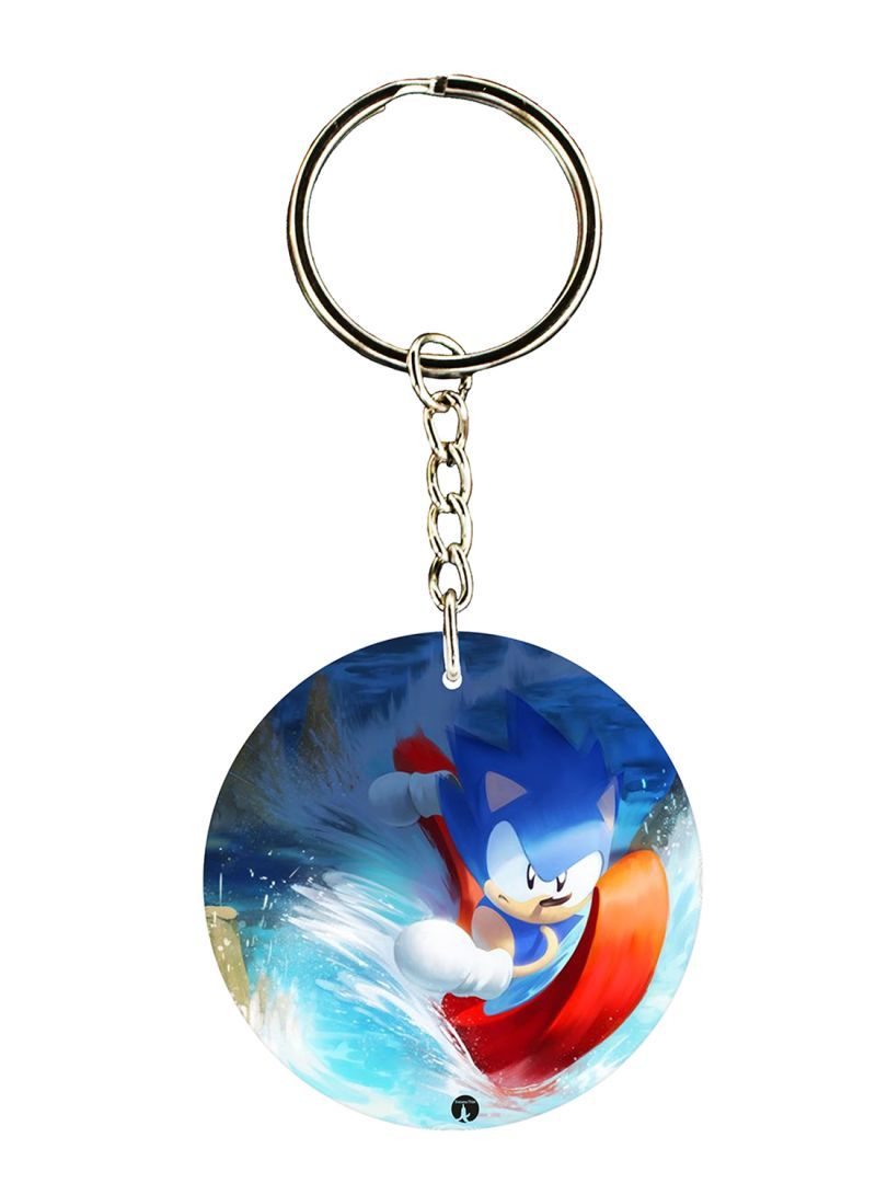 RKN Sonic Printed Keychain
